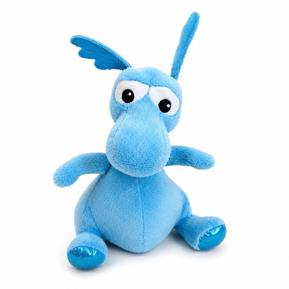 TY Disney Doc McStuffins Stuffy Dragon Plush 6" Blue Toy Stuffed Animal